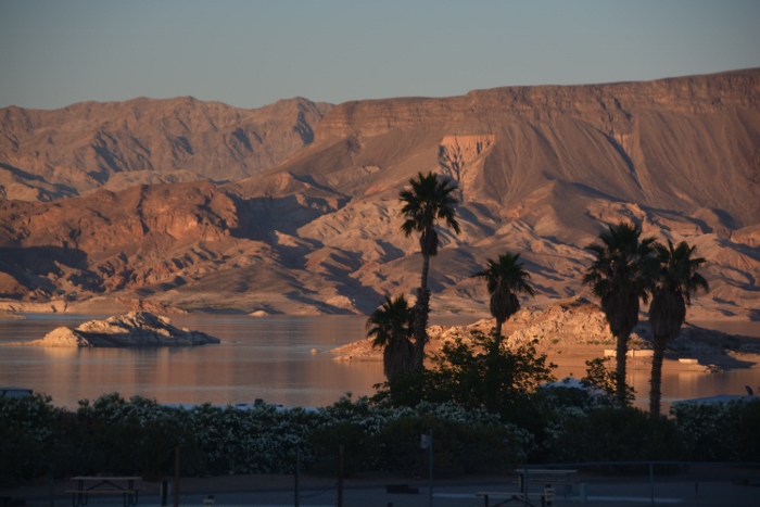 Lake Mead at sunset
